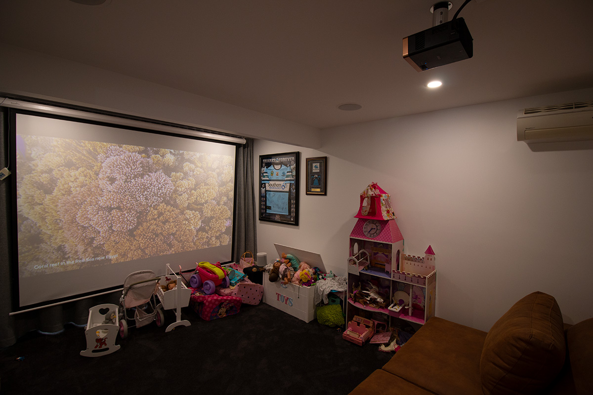 kids playroom cinema conversion gold coast